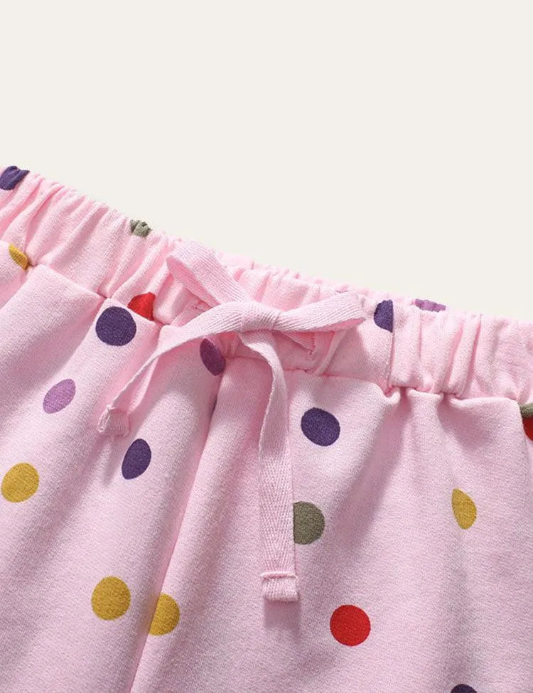 Colorful Butterfly Print Short Sleeve Set - Mini Taylor