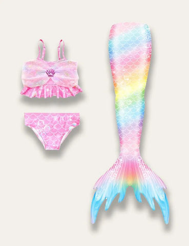 Colorful Mermaid Swimsuit - Mini Taylor