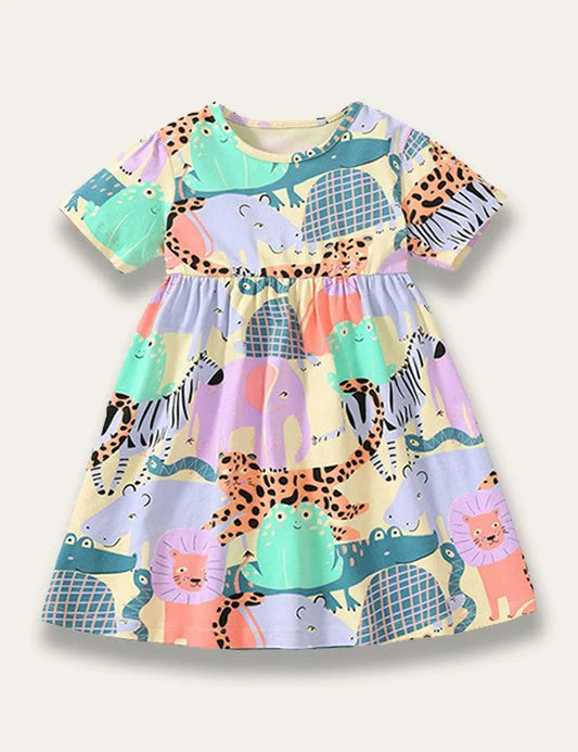 Cute Animal Print Dress - Mini Taylor
