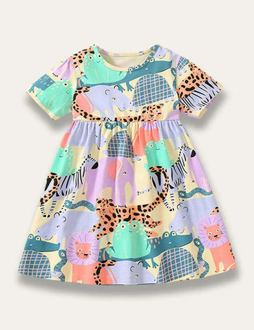 Cute Animal Print Dress - Mini Taylor