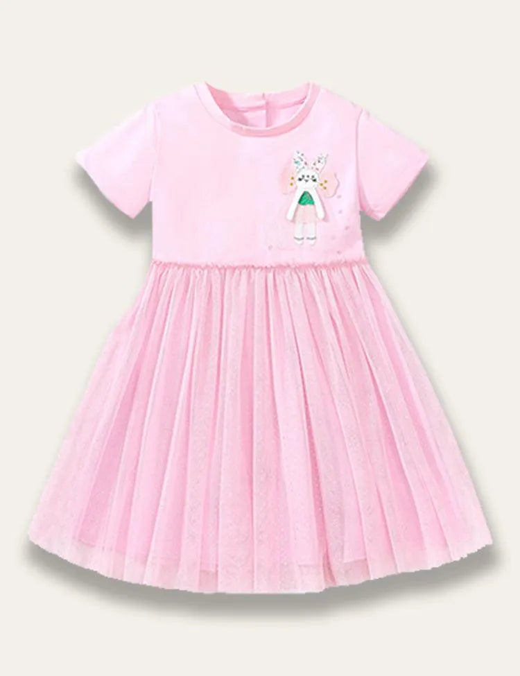 Cute Bunny Appliqué Dress - Mini Taylor