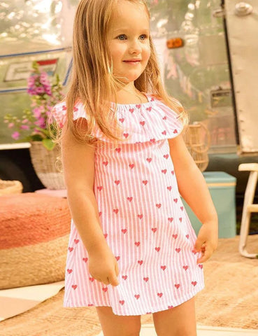 Cute Striped Heart Dress - Mini Taylor