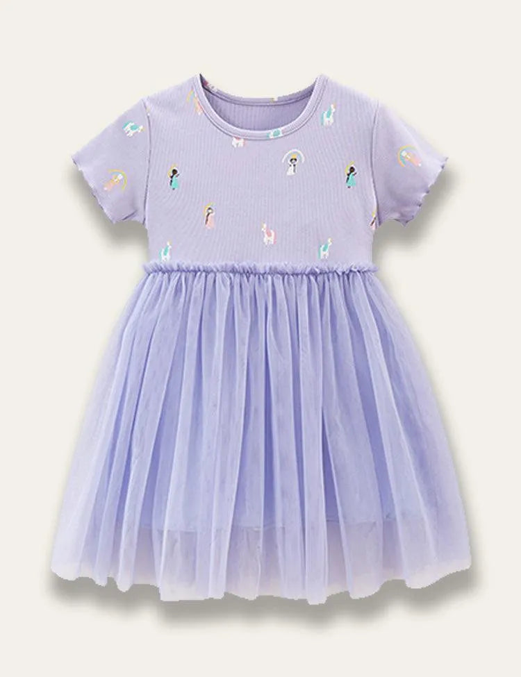 Cute Unicorn Print Dress - Mini Taylor