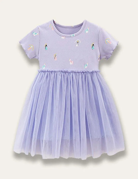 Cute Unicorn Print Dress - Mini Taylor