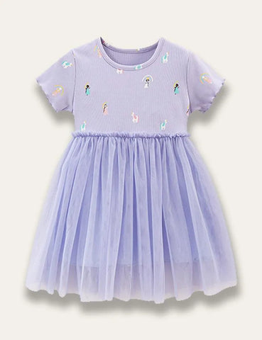 Cute Unicorn Print Dress - Mini Taylor