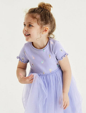 Cute Unicorn Print Dress - Mini Taylor
