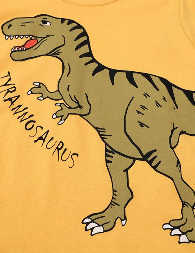 Dinosaur Print Long Sleeve T-shirt - Mini Taylor