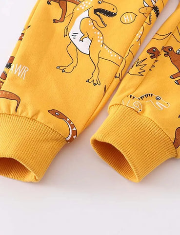 Dinosaur Printed Sweatpants - Mini Taylor