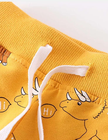 Dinosaur Printed Sweatpants - Mini Taylor
