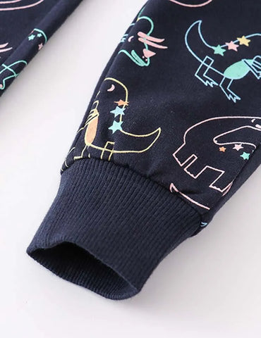 Dinosaur Printed Sweatpants - Mini Taylor
