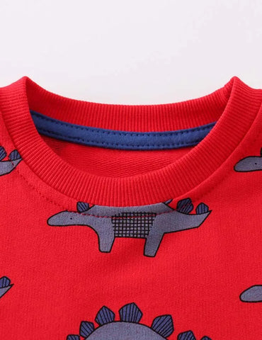 Dinosaur Printed Sweatshirt - Mini Taylor