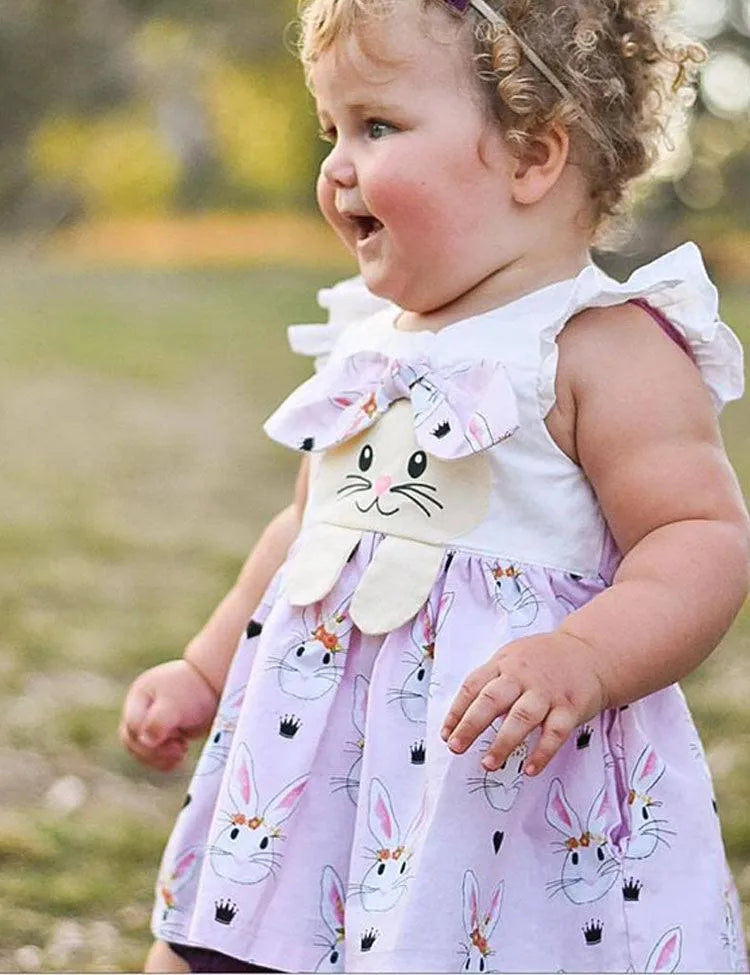 Easter Bunny Appliqué Dress – MINIS