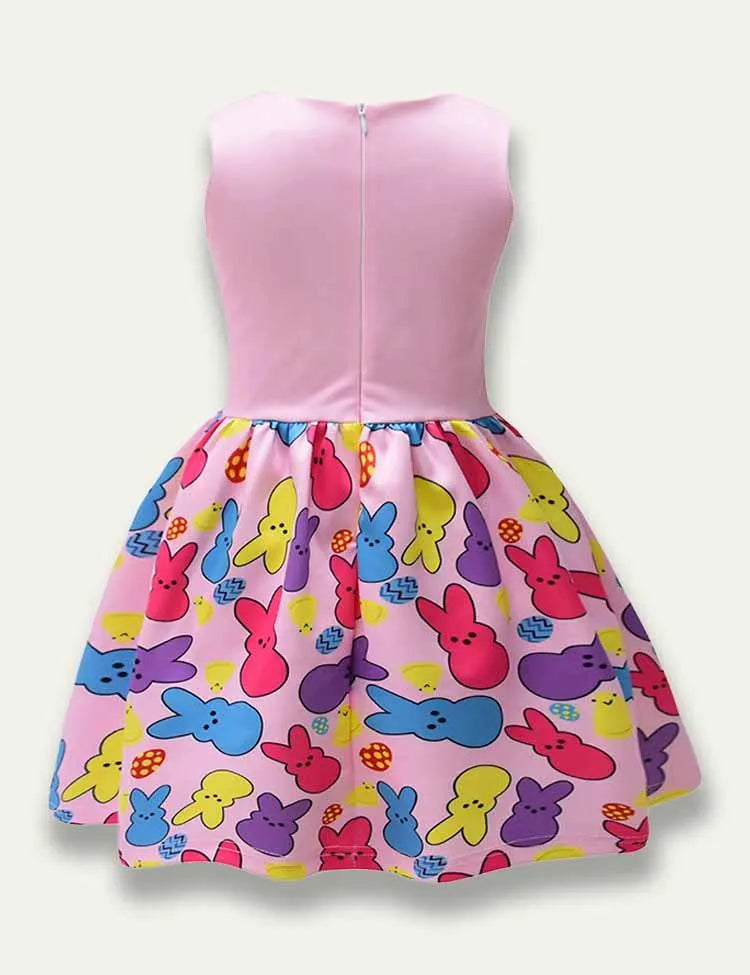 Easter Bunny Bow Sleeveless Dress – MINIS
