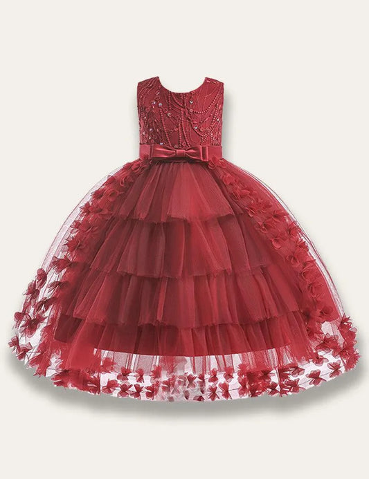 Elegant Lace Princess Dress - Mini Taylor