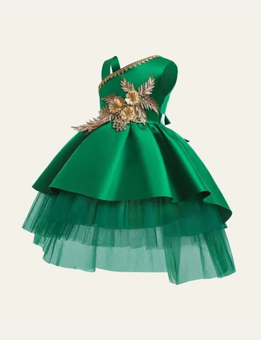 Embroidered Mesh Party Dress - Mini Taylor
