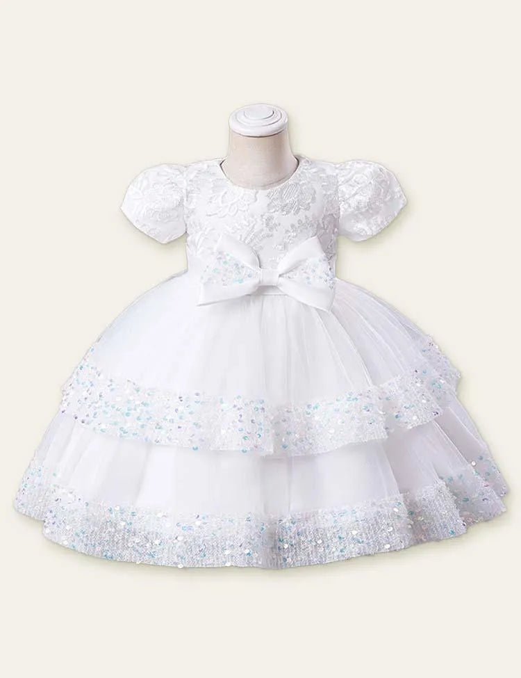 Embroidered Mesh Party Dress - Mini Taylor