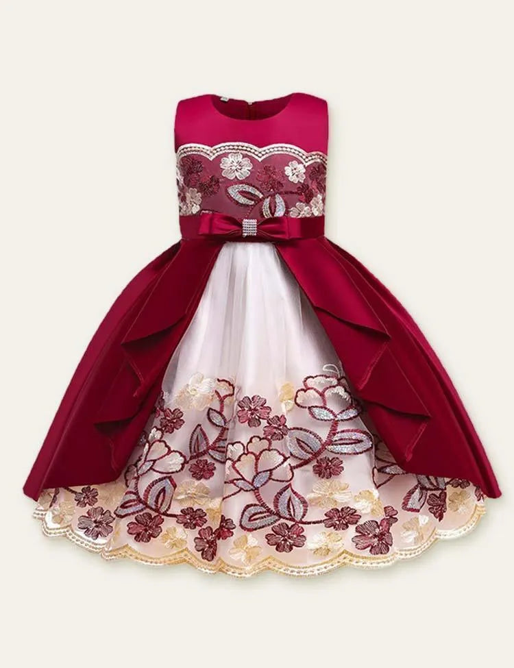 Embroidered Mesh Party Dress - Mini Taylor