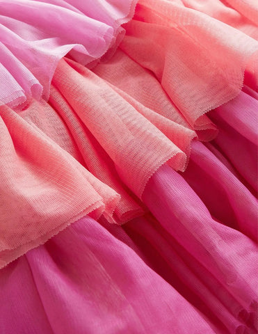 Flamingo Appliqué Tulle Dress - Mini Taylor