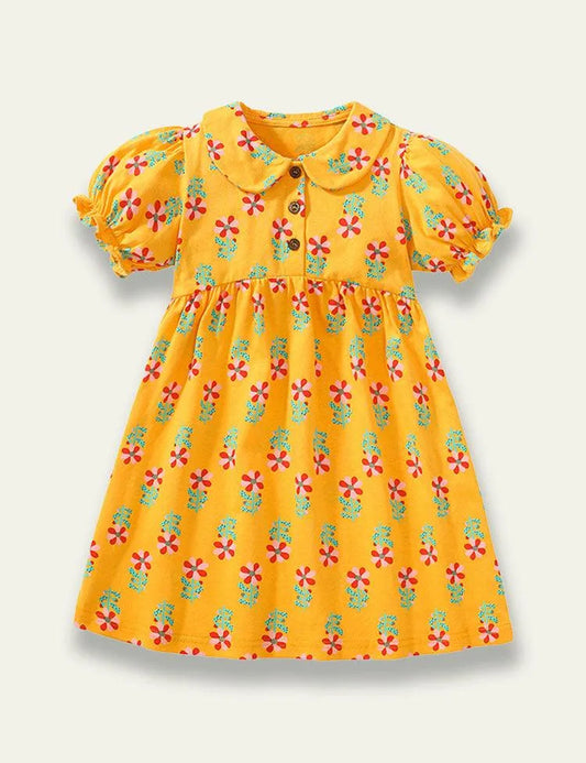 Floral Cardigan Princess Dress - Mini Taylor