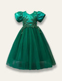 Floral Elegant Princess Party Tulle Dress