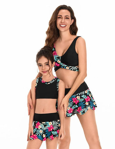 Floral Family Matching Swim Suit - Mini Taylor