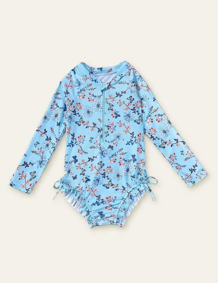 Floral Flamingo Printed Swimsuit - Mini Taylor