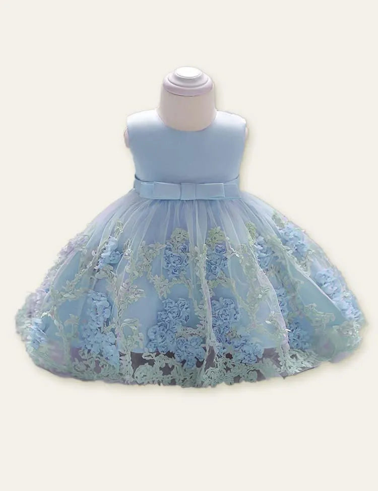 Floral Mesh Party Dress - Mini Taylor