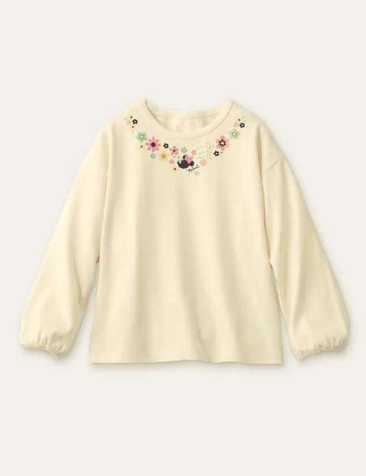 Floral Printed Long Sleeve T-shirt - Mini Taylor