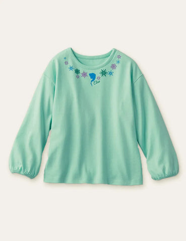 Floral Printed Long Sleeve T-shirt - Mini Taylor