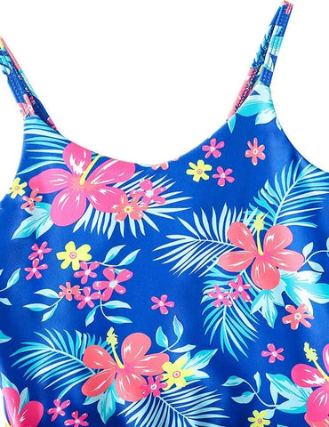 Floral Printed One-Piece Swimsuit - Mini Taylor