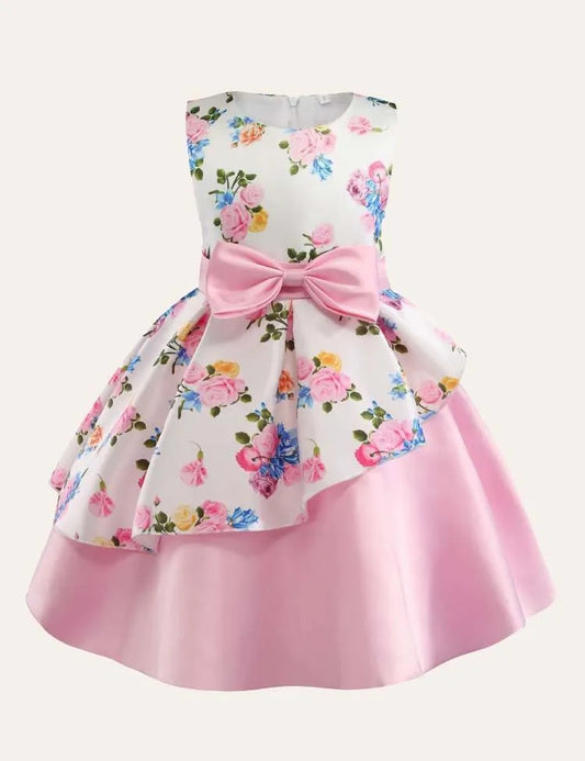 Floral Sleeveless Party Dress - Mini Taylor