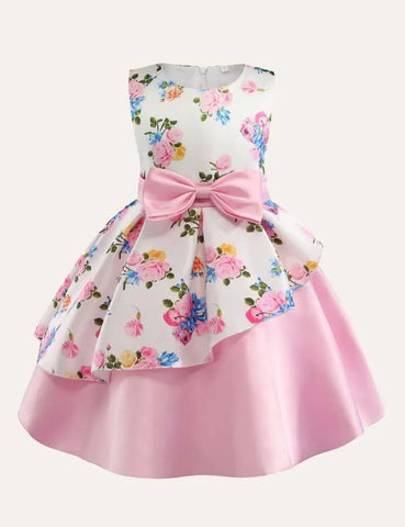 Floral Sleeveless Party Dress - Mini Taylor
