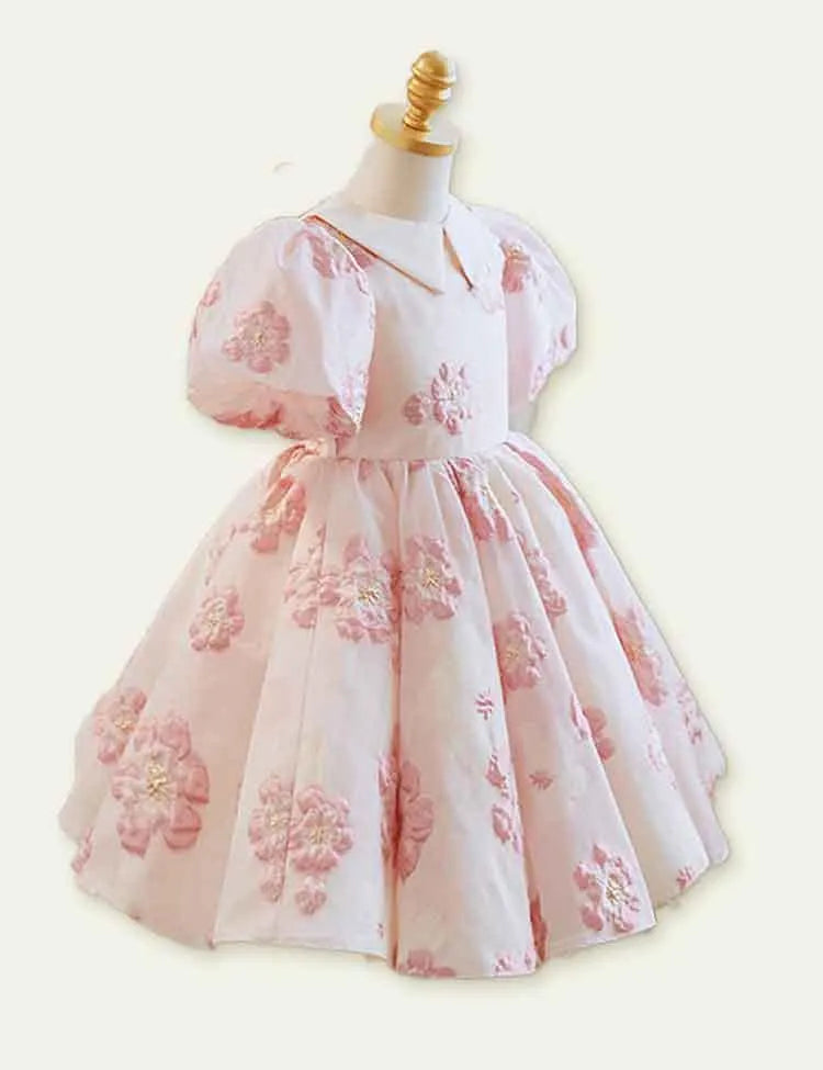 Flower Print Princess Dress - Mini Taylor