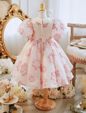 Flower Print Princess Dress - Mini Taylor
