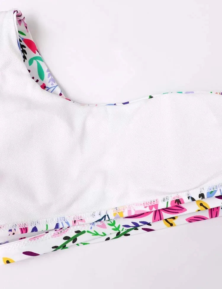 Flower Printed Family Matching Swim Suit - Mini Taylor