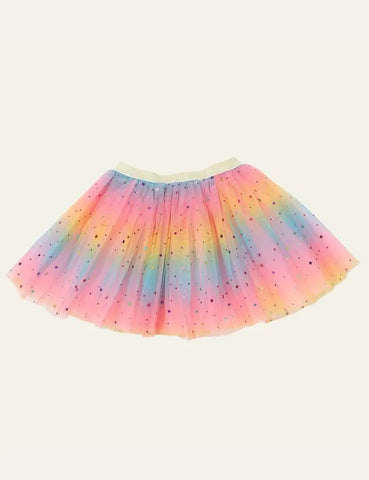 Free Today Only - Rainbow Star Mesh Skirt - Mini Taylor
