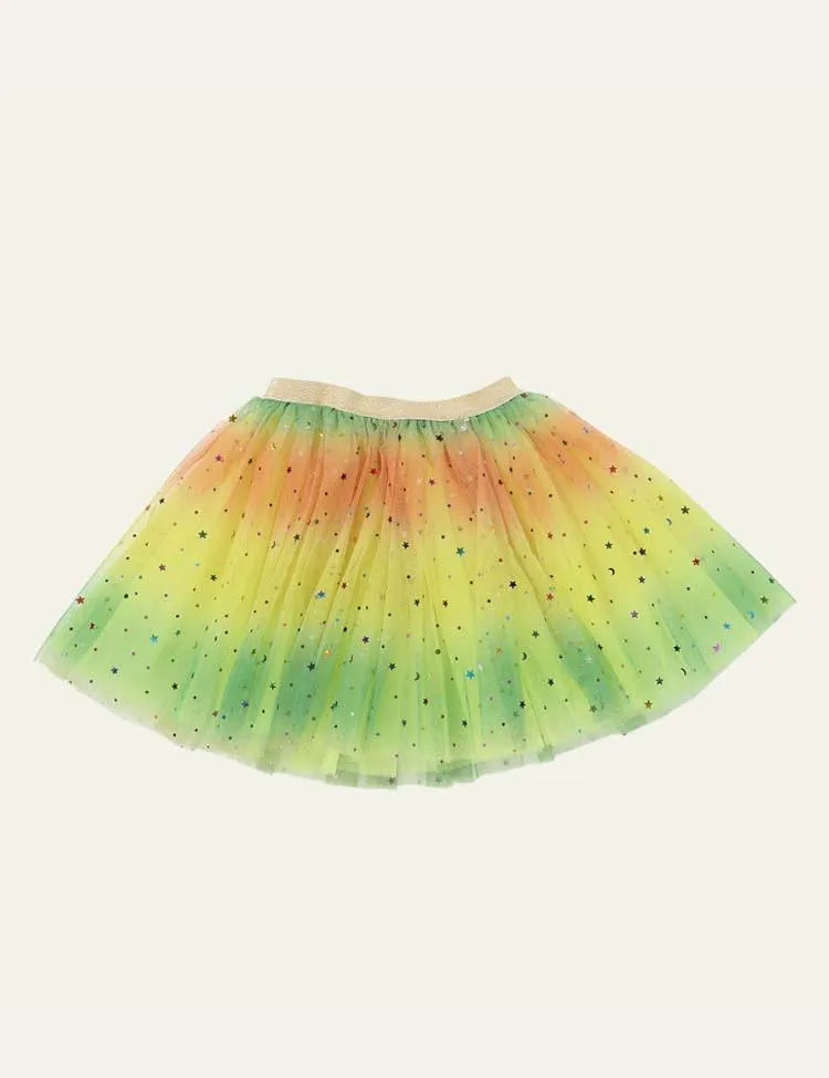 Free Today Only - Rainbow Star Mesh Skirt - Mini Taylor