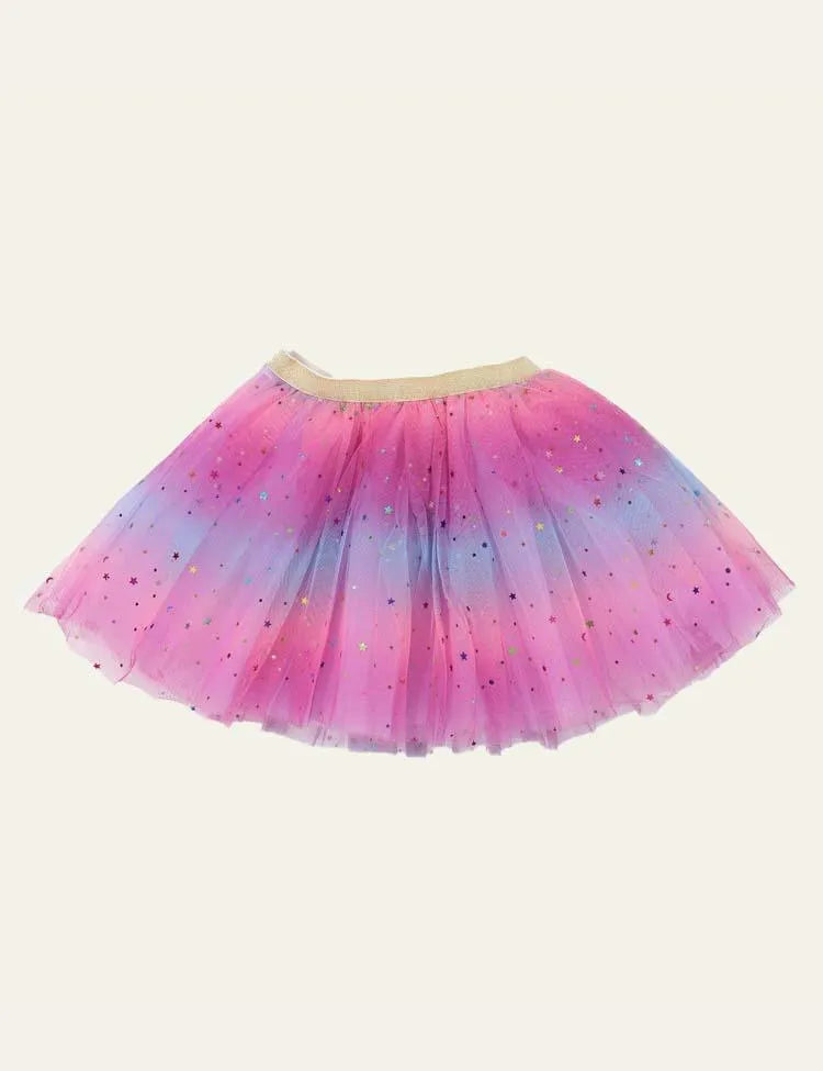 Free Today Only - Rainbow Star Mesh Skirt - Mini Taylor