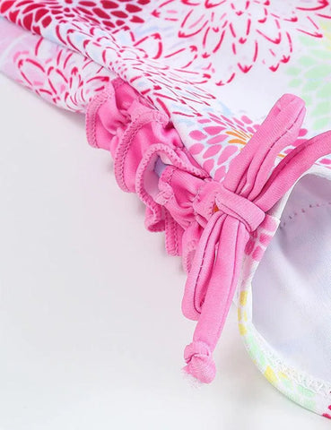Fresh Floral Long Sleeved Swimsuit - Mini Taylor