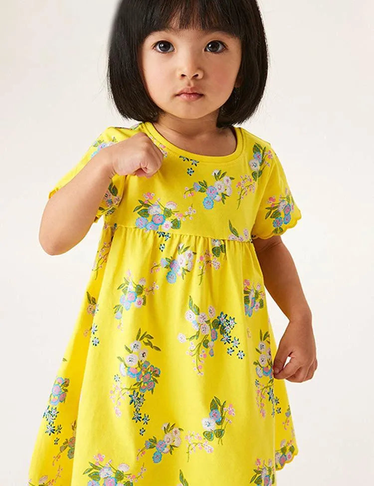 Fresh Floral Print Dress - Mini Taylor