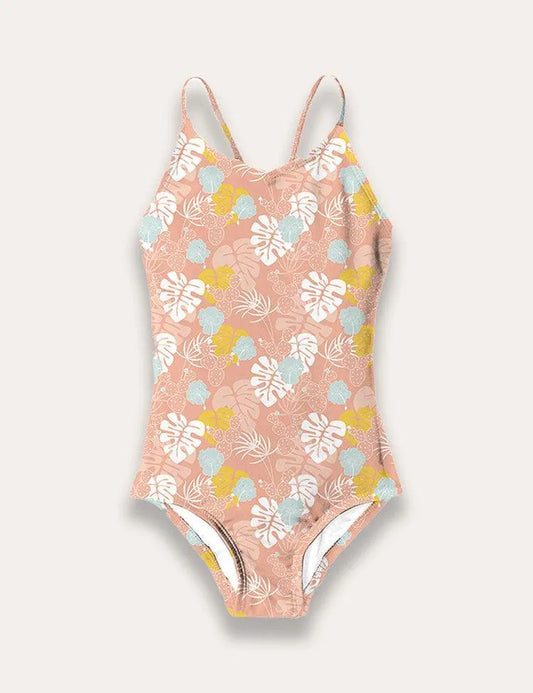 Fresh Leaves Conjoined Swimsuit - Mini Taylor
