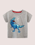 Glowing Dinosaur Short-Sleeved T-shirt - Mini Taylor