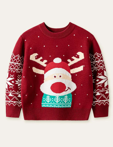 Han Elk Long-Sleeved Sweater - Mini Taylor