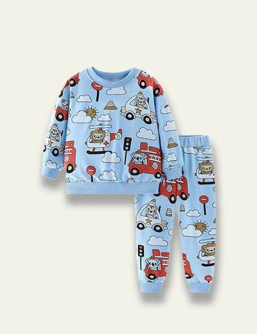 Handsome Blue Vehicle Suit - Mini Taylor