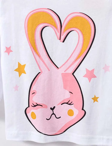 Happy Rabbit Printed Long Sleeve T-shirt - Mini Taylor