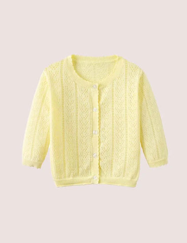 Hollow Knitted Cardigan - Mini Taylor
