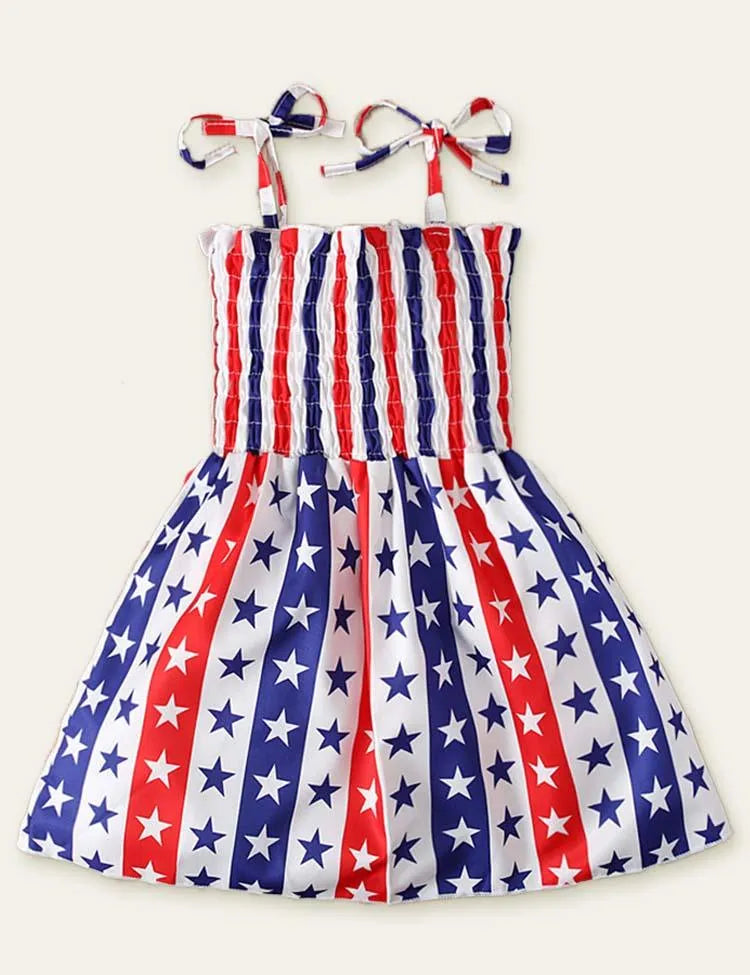 Independence Day Striped Sleeveless Dress - Mini Taylor