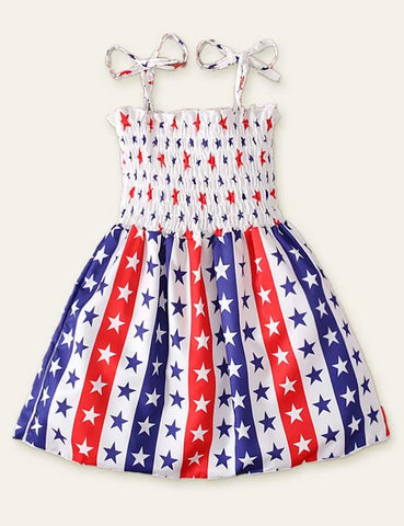 Independence Day Striped Sleeveless Dress - Mini Taylor