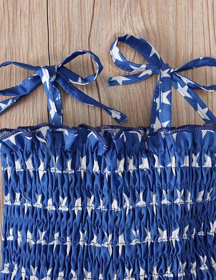 Independence Day Striped Sleeveless Dress - Mini Taylor