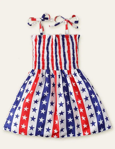 Independence Day Striped Sleeveless Dress - Mini Taylor